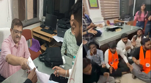 Students protest: रायपुर के साइंस कॉलेज में खराब रिजल्ट के बाद स्टूडेंट्स का हंगामा, प्रिंसिपल दफ्तर में बैठकर नारेबाजी...