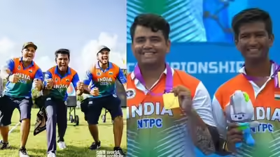 World Archery Championships: भारतीय पुरुष कम्पाउंड तीरंदाजी टीम ने रचा इतिहास, विश्व चैंपियनशिप में जीता गोल्ड https://newsplus21.com/world-archery-championships-indian-mens-compound-archery-team-created-history-won-gold-in-the-world-championships# Whatsapp https://chat.whatsapp.com/Fe2jb36FvOOFhc4f1fT40b Instagram https://www.instagram.com/news_plus21/ YouTube https://www.youtube.com/@NewsPlus21 Telegram https://t.me/+2IbeYVHfomQwZGVl Twitter https://x.com/NewsPlus_21 Follow the Newsplus21 channel on WhatsApp: World Archery Championships