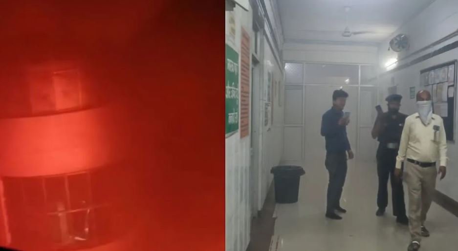 Fire Broke Out In Lucknows Railway Hospital Due To Short Circuit