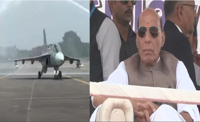 Tejas MK-1A fighter jet: नासिक में पहली बार मेक इन इंडिया तेजस MK-1A लड़ाकू विमान ने भरी उड़ान, राजनाथ सिंह बोले- गर्व से चौड़ा हुआ सीना, देखें ​वीडियो