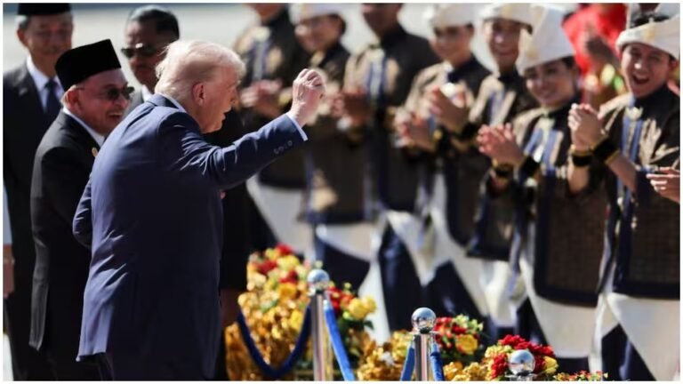 US President Donald Trump arrives in Malaysia, will become part of ASEAN, will meet Xi Jinping
