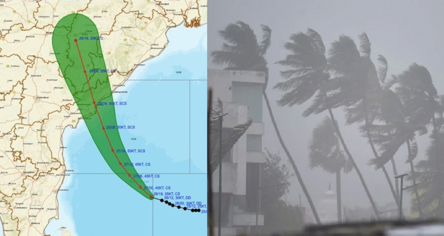 Cyclone Montha CG Weather