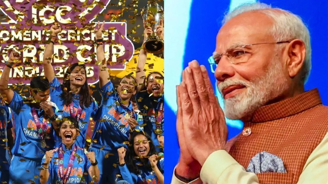 PM Modi Meet Indian Women Cricket Team PM Modi Meet Indian Women Cricket Team