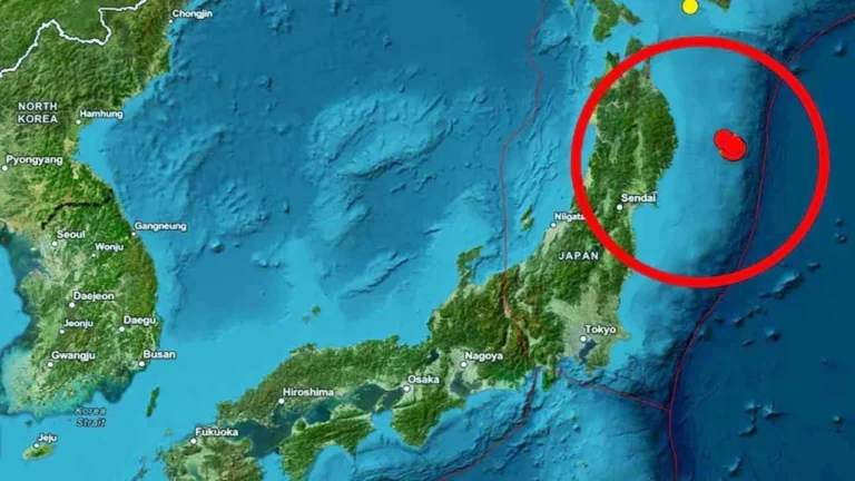 Earthquake in Japan