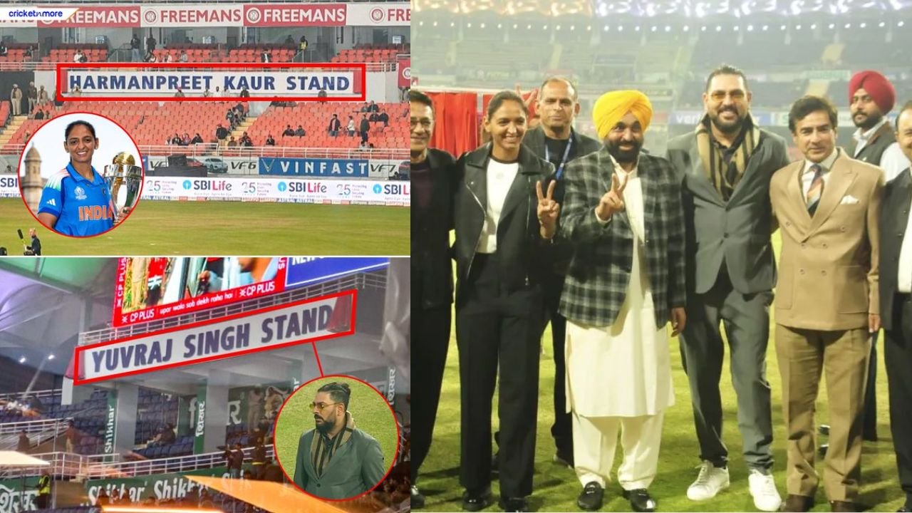 Yuvraj-Harmanpreet Stand
