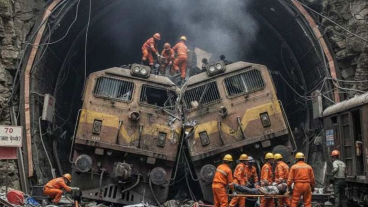 Chamoli loco Train Collision Chamoli loco Train Collision