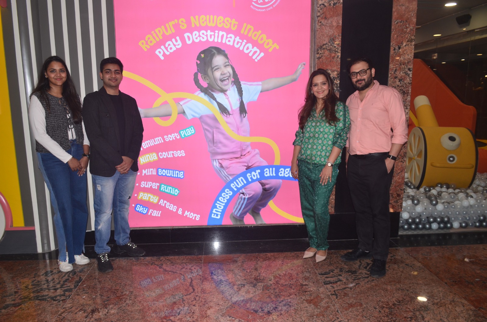 रायपुर में शुरू हुआ ‘सोमरसॉल्ट, सेंट्रल इंडिया का नया इंडोर प्ले और फैमिली एंटरटेनमेंट सेंटर, खेल, मस्ती और कैफे का अनोखा मेल