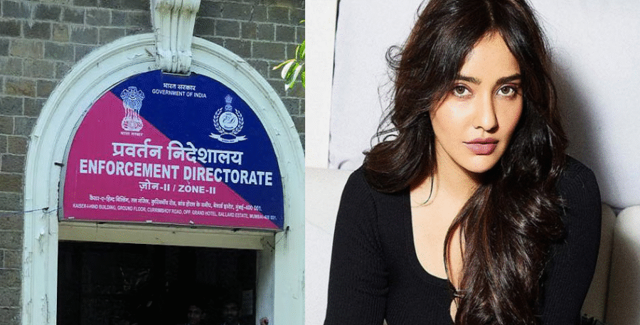 Neha Sharma appeared at ED Office