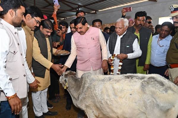 MP News : मुख्यमंत्री डॉ. मोहन यादव ने ग्राम पंचायत मढ़ी महिदपुर में ग्राम सभा में हुए शामिल, गौशाला का किया निरीक्षण