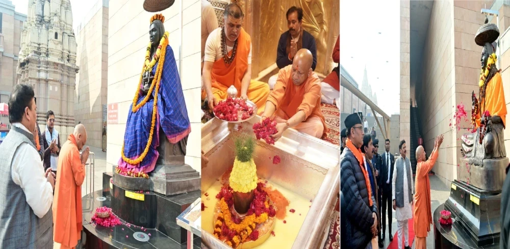 UP News : मणिकर्णिका घाट ध्वस्तीकरण के बीच काशी पहुंचे सीएम योगी, जगद्गुरु आदि शंकराचार्य और लोकमाता अहिल्याबाई होलकर को किया नमन, बाबा विश्वनाथ का किया पूजन
