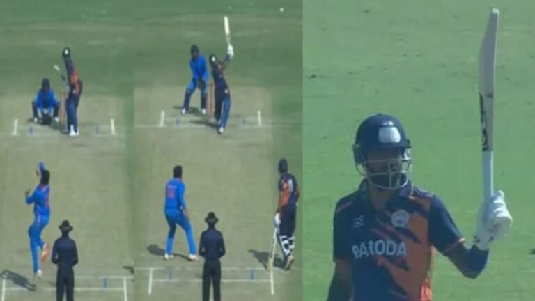 Hardik Pandya : विजय हजारे में हार्दिक पांड्या का तूफान: 6 गेंद में 66 से 100 पर पहुंचे, जड़ा पहला लिस्ट-A शतक