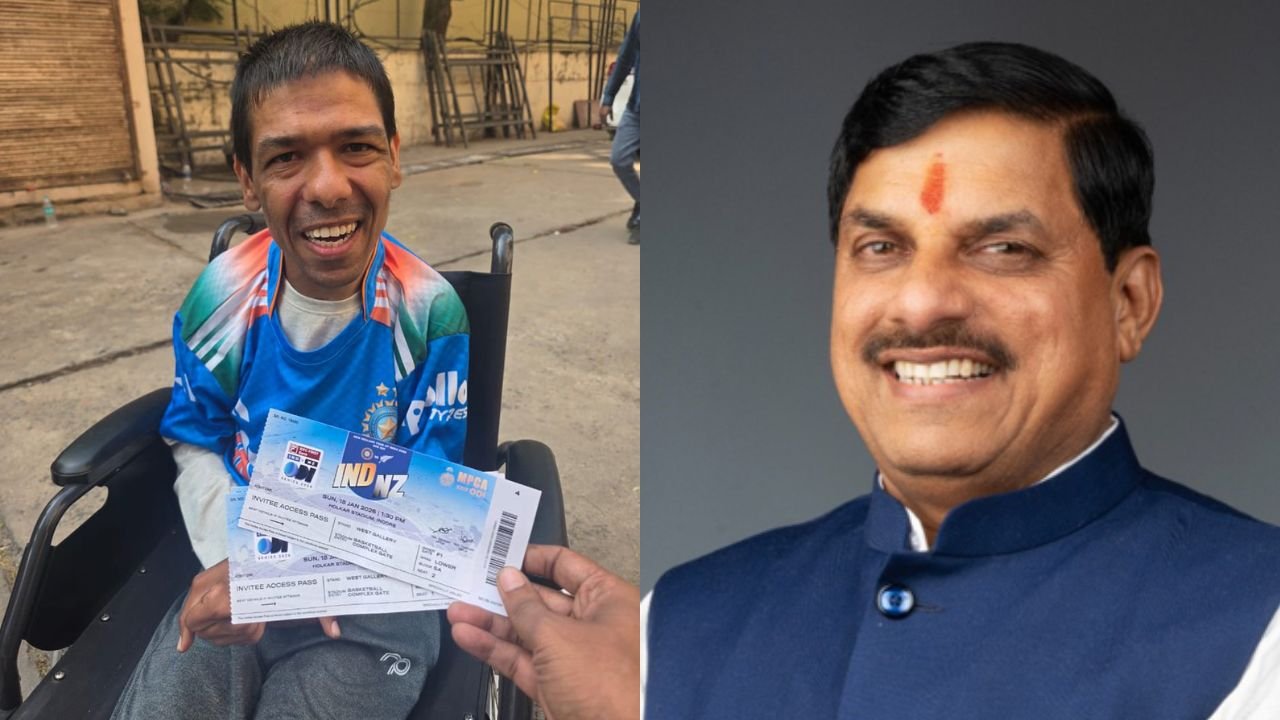 MP News : मुख्यमंत्री डॉ. मोहन यादव ने दिव्यांग अभिषेक सोनी के आग्रह पर क्रिकेट मैच देखने की व्यवस्था की