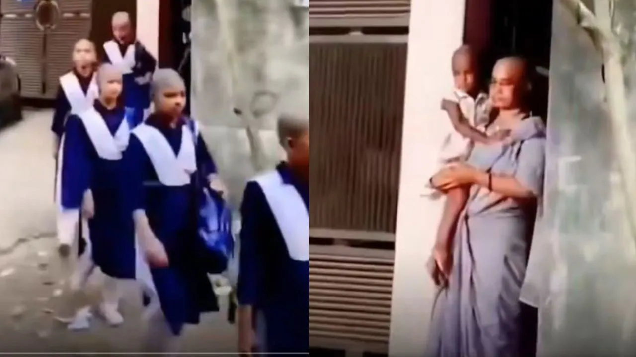 Viral News : कैंसर पीड़ित दोस्त के लिए पूरी क्लास ने मुंडवाया सिर, बच्चों के जज़्बे ने छू लिया दिल, देखें VIDEO
