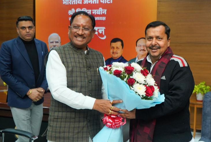 CG News: बीजेपी के कार्यकारी अध्यक्ष नितिन नबीन से मिले मुख्यमंत्री विष्णुदेव साय, नव वर्ष की दीं शुभकामनाएं