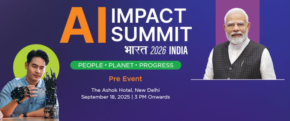 AI Impact Summit: दिल्ली में AI का महाकुंभ आज से, PM मोदी करेंगे उद्घाटन; पिचाई-ऑल्टमैन समेत जुटेंगे कई दिग्गज AI Impact Summit: दिल्ली में AI का महाकुंभ आज से, PM मोदी करेंगे उद्घाटन; पिचाई-ऑल्टमैन समेत जुटेंगे कई दिग्गज