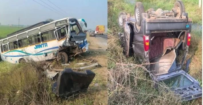Bhind Road Accident