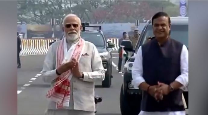 Kumar Bhaskar Varma Setu: प्रधानमंत्री मोदी ने किया गुवाहाटी में ब्रह्मपुत्र नदी पर बने कुमार भास्कर वर्मा सेतु का उद्घाटन, पूर्वोत्तर भारत का पहला एक्स्ट्राडोज्ड पुल