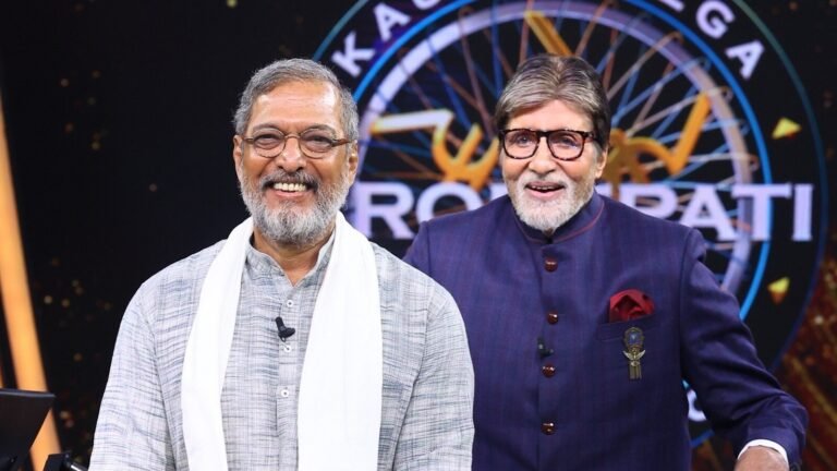 KBC : ज्ञान के मंच पर सजी प्रेरणा की महफ़िल: ‘कौन बनेगा करोड़पति’ में विशेष अतिथि के रूप में पहुंचे नाना पाटेकर