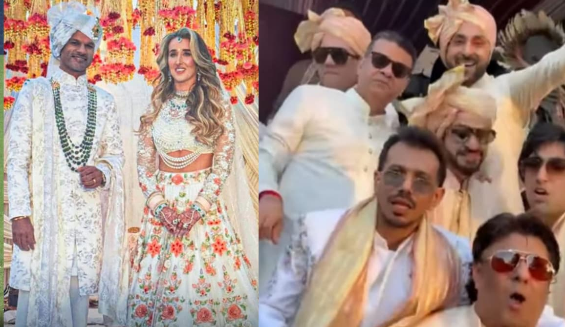 Shikhar Dhawan-Sophie Shine Wedding