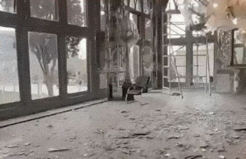Israel attacks Golestan Palace