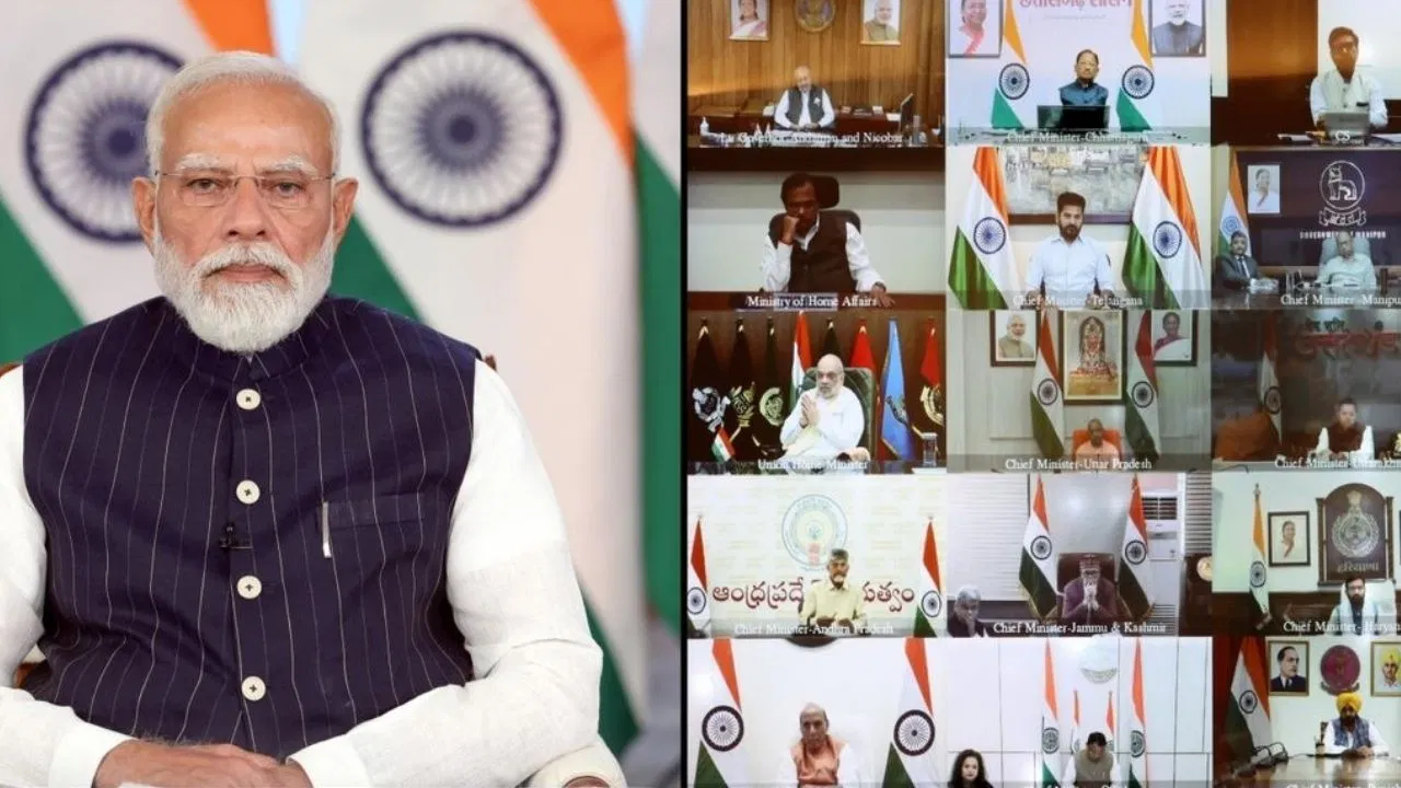 PM Modi Meeting With Chief Ministers PM Modi Meeting With Chief Ministers