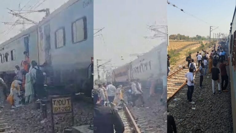 MP News : भोपाल से खजुराहो जा रही महामना एक्सप्रेस के कोच से उठा धुआं, यात्रियों में मचा हड़कंप, आधे घंटे तक रोकी गई ट्रेन