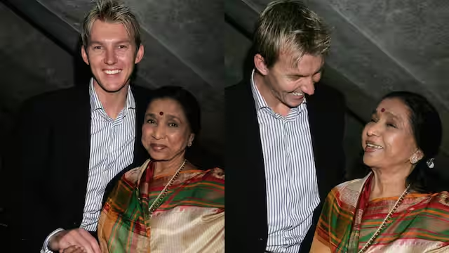 Brett Lee aasha Bhosle