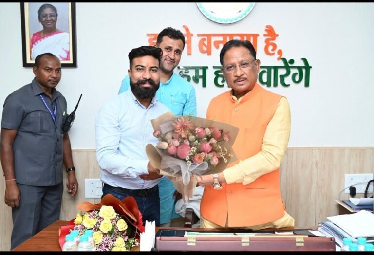 Raipur City News: New responsibility in BJYM, Yashwant Sahu becomes General Secretary, wave of happiness among supporters