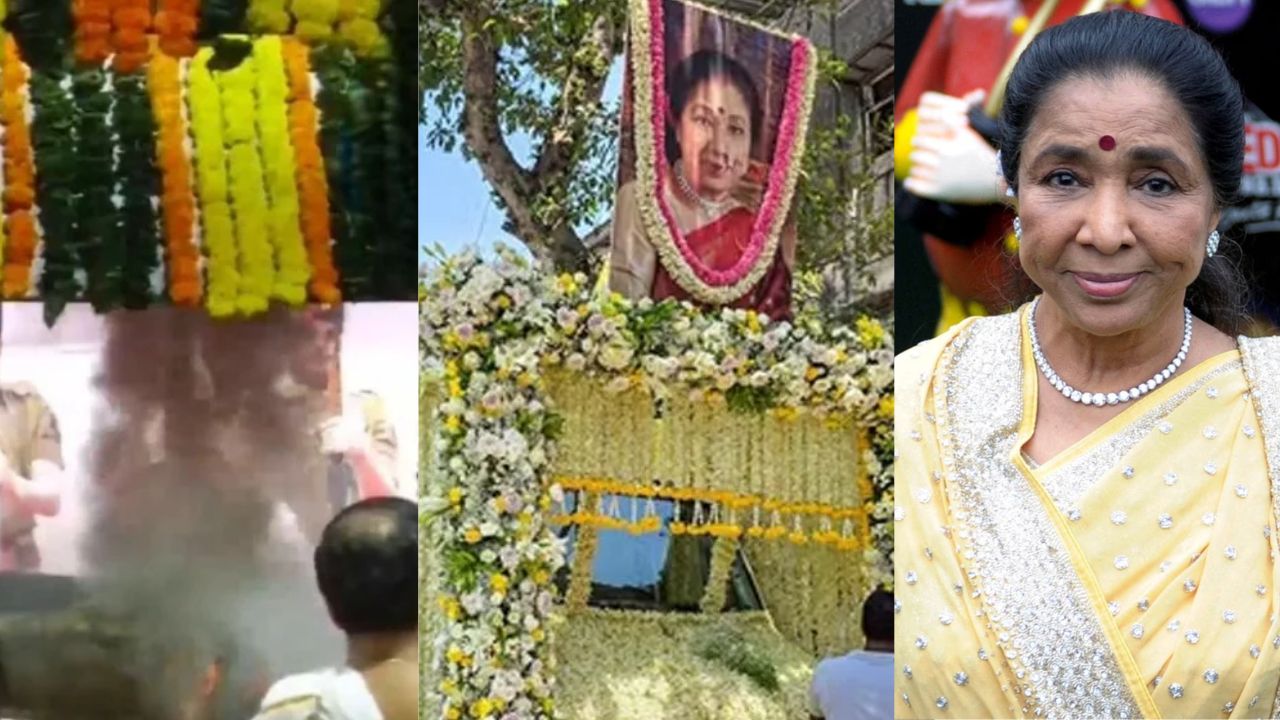 Asha Bhosle Last Rites Asha Bhosle Last Rites