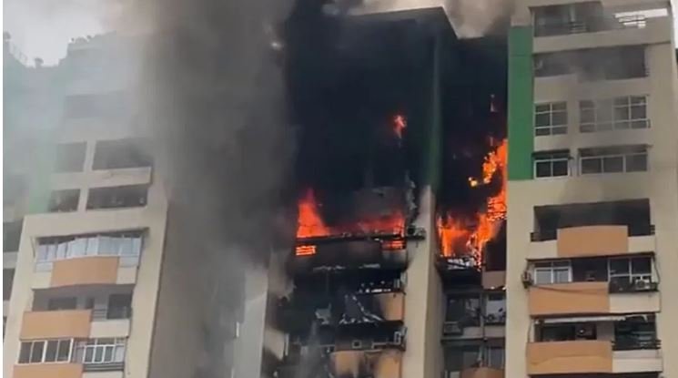Ghaziabad Gaur Green Avenue fire