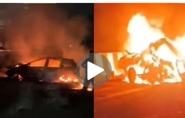 Mirzapur Rewa Highway Accident 11 Dead Bolero Fire Drummandganj Ghati