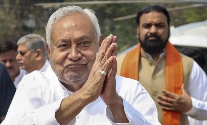 Nitish Kumar takes oath as Rajya Sabha MP