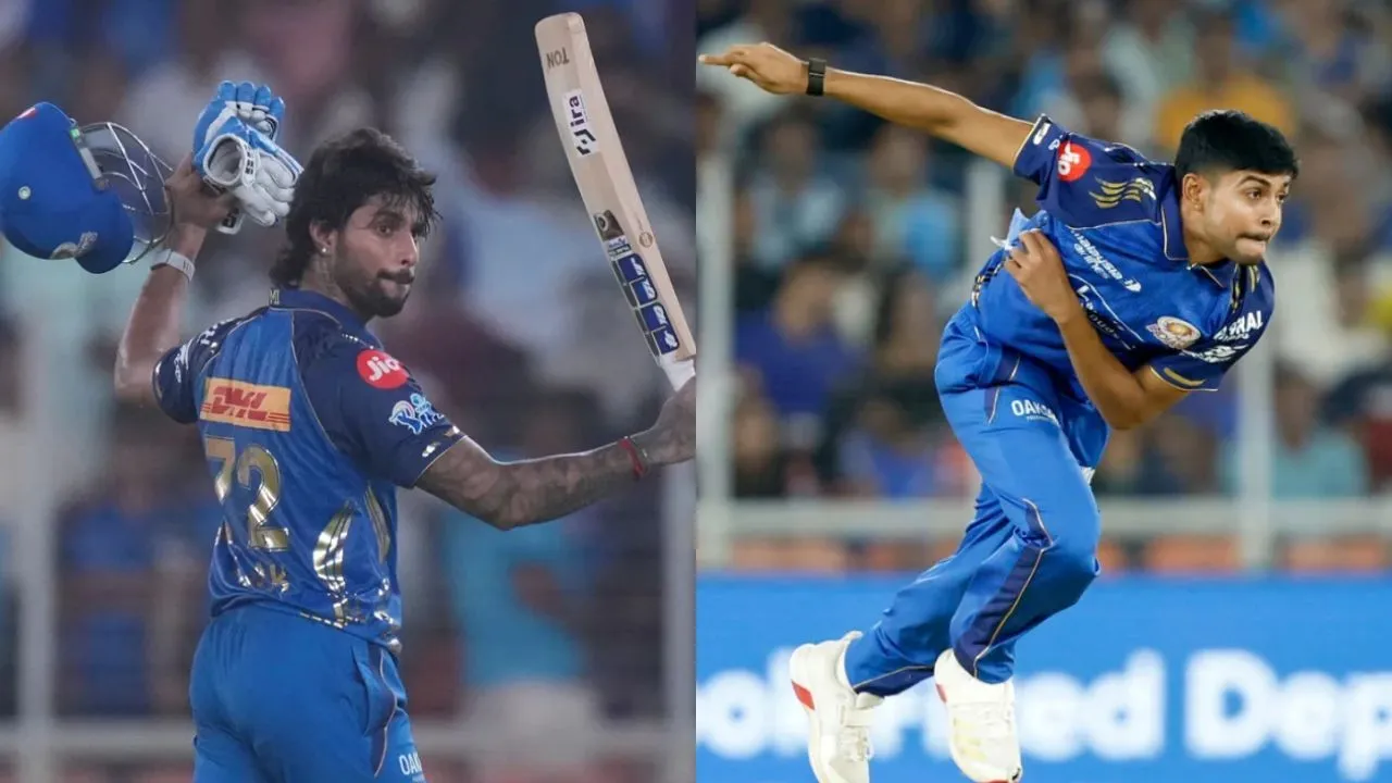 MI vs GT IPL 2026: Tilak Verma's stormy century, Ashwani Kumar's 4 wickets, Gujarat all out for 100 runs, Mumbai registers a big win by 99 runs