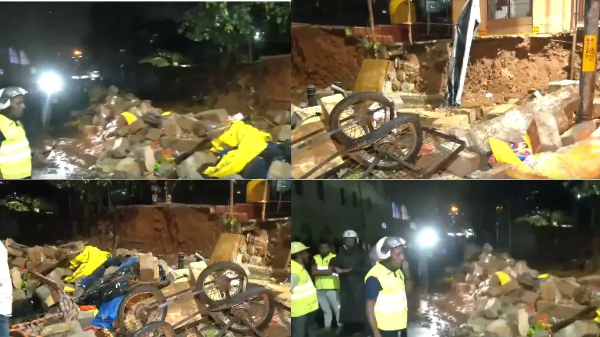 Breaking News: Tragic accident in Bengaluru, 7 people died due to wall collapse near hospital, 3 children also included.