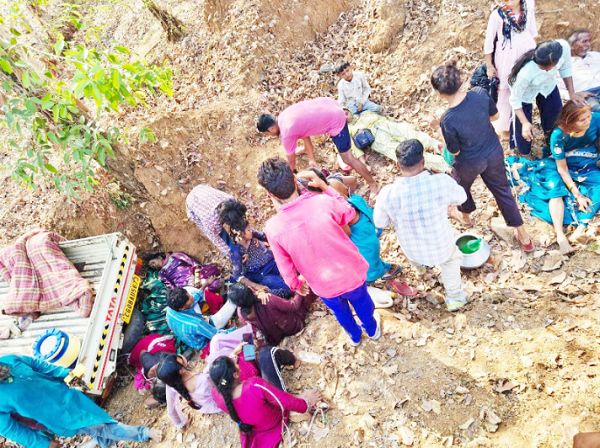 CG Accident: Driver's nap proves fatal, vehicle returning from Urs overturns, 2 women dead, several injured