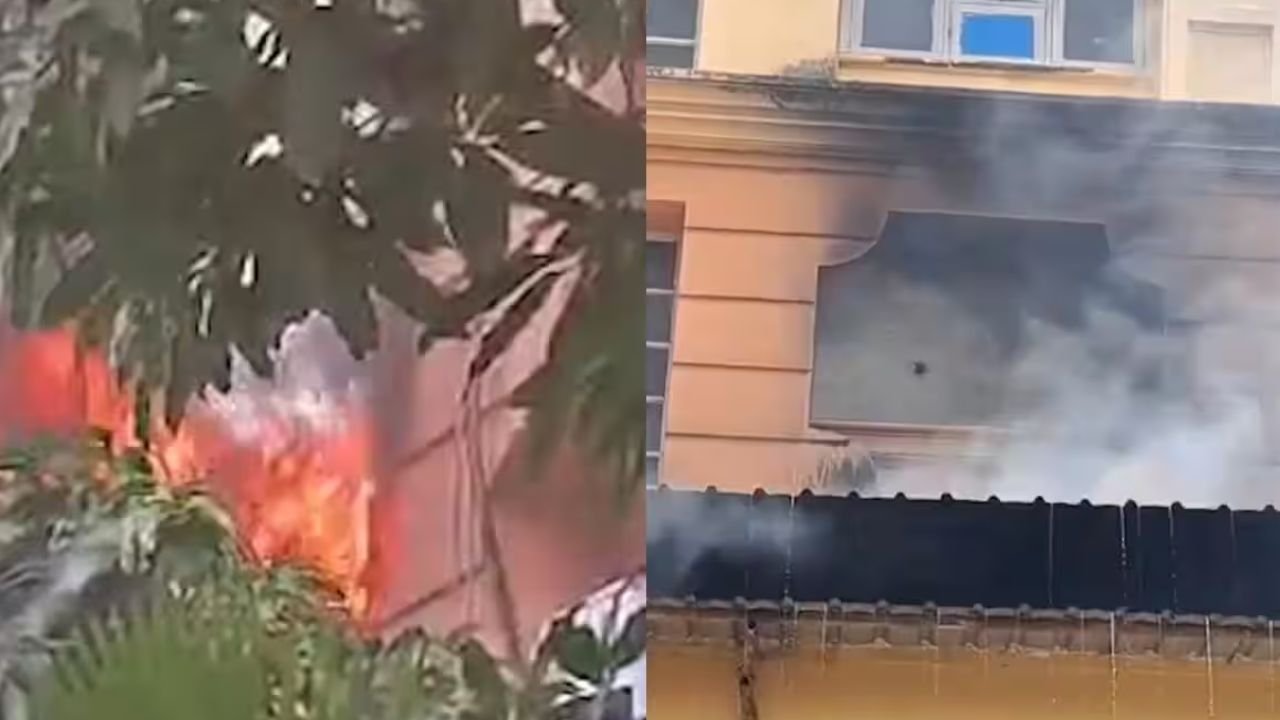 Anandalok Hospital Fire : कोलकाता के आनंदलोक अस्पताल में भीषण आग : खिड़कियों के शीशे तोड़कर बचाई मरीजों की जान, देखें VIDEO