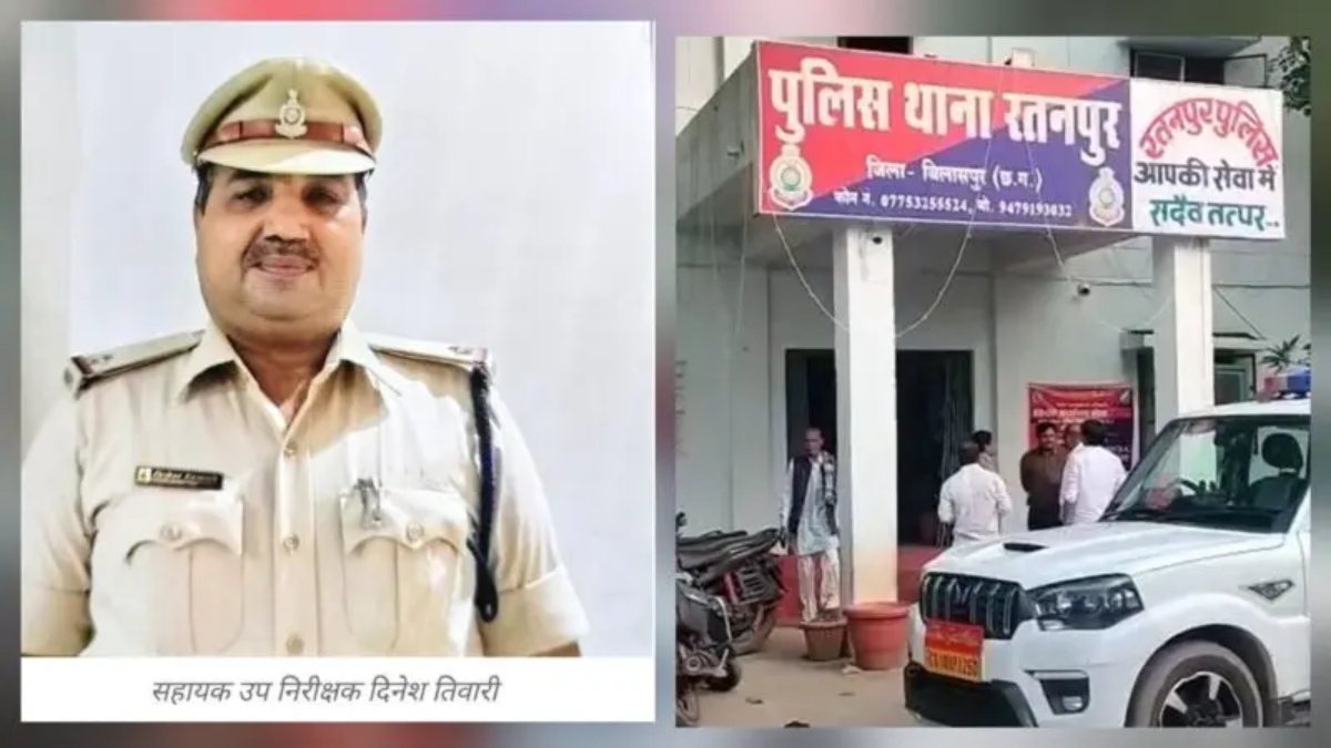 CG Suspend: ASI slaps BJP worker, SSP suspends him CG Suspend: ASI slaps BJP worker, SSP suspends him