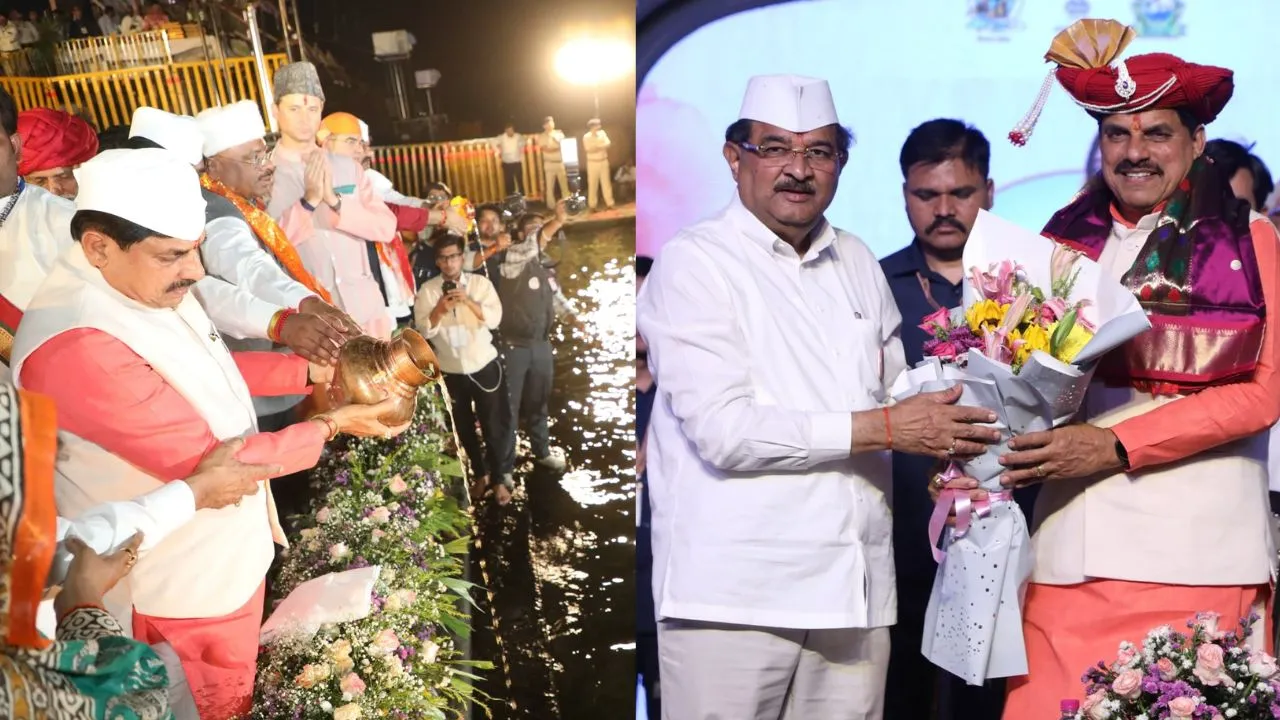मुख्यमंत्री डॉ. मोहन यादव महेश्वर में “गोदा से नर्मदा” जलयात्रा के समापन समारोह में हुए शामिल, बोले- लोकमाता देवी अहिल्या बाई होल्कर ने किया सनातन संस्कृति को गौरवान्वित
