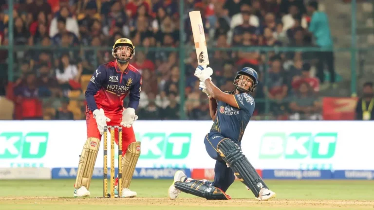 RCB vs GT IPL 2026: साई सुदर्शन का तूफानी शतक, गुजरात टाइटंस ने आरसीबी को दिया 206 रनों का लक्ष्य
