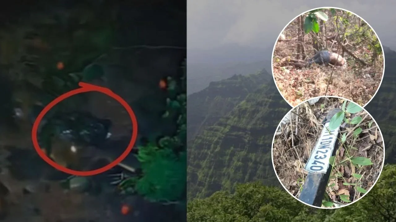 Ambenali Ghat Scorpio Accident : आंबेनली घाट में दर्दनाक सड़क हादसा, गहरी खाई में गिरी स्कॉर्पियो; 8 लोगों की मौत