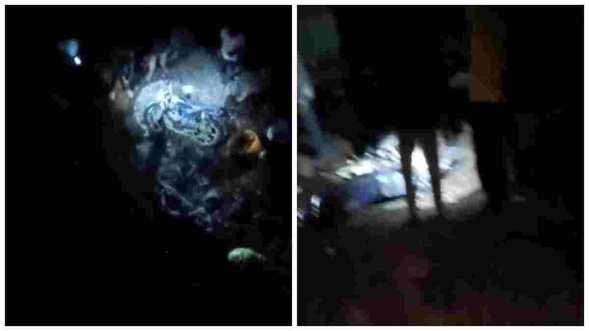 MP Accident: Bike falls 20 feet below culvert, husband dies, wife injured