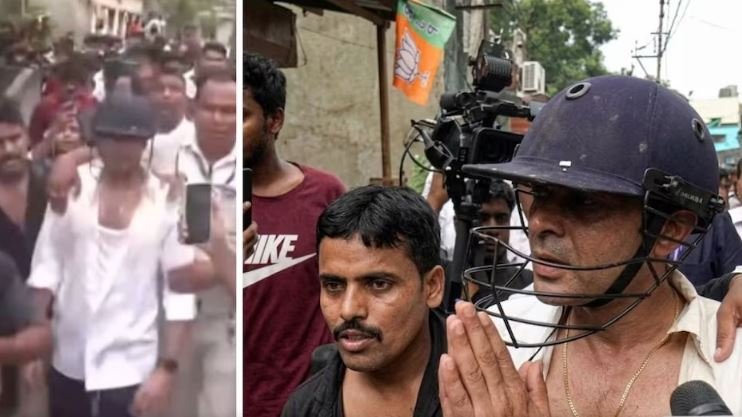 TMC MP Abhishek Banerjee: सोनारपुर में टीएमसी सांसद अभिषेक बनर्जी पर फेंके गए अंडे,पुलिस ने हेलमेट लगाकर सुरक्षित निकाला