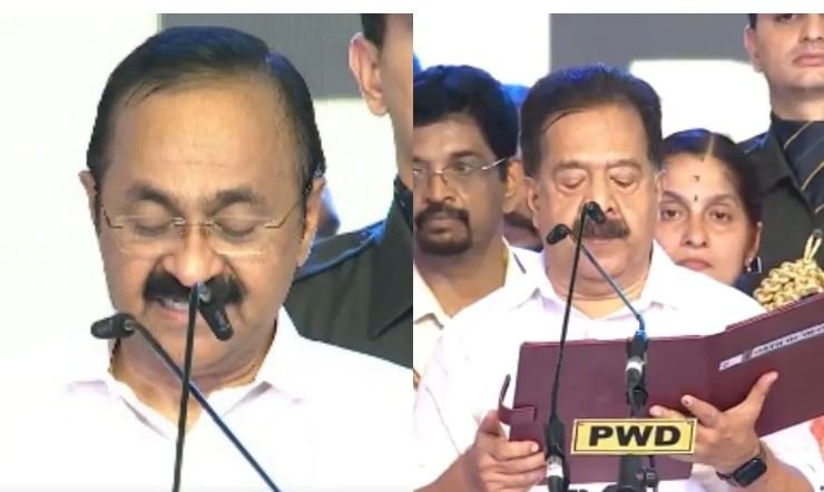 Keralam Swearing-in Ceremony: केरलम में वीडी सतीशन ने सीएम पद की शपथ, 20 कैबिनेट मंत्रियों में 14 नए चेहरों को मिली जगह