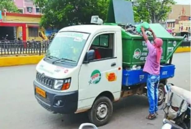 Sanitation Workers Strike in Raipur City