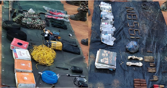 CG News: Major action by security forces, Naxalite explosive dump recovered