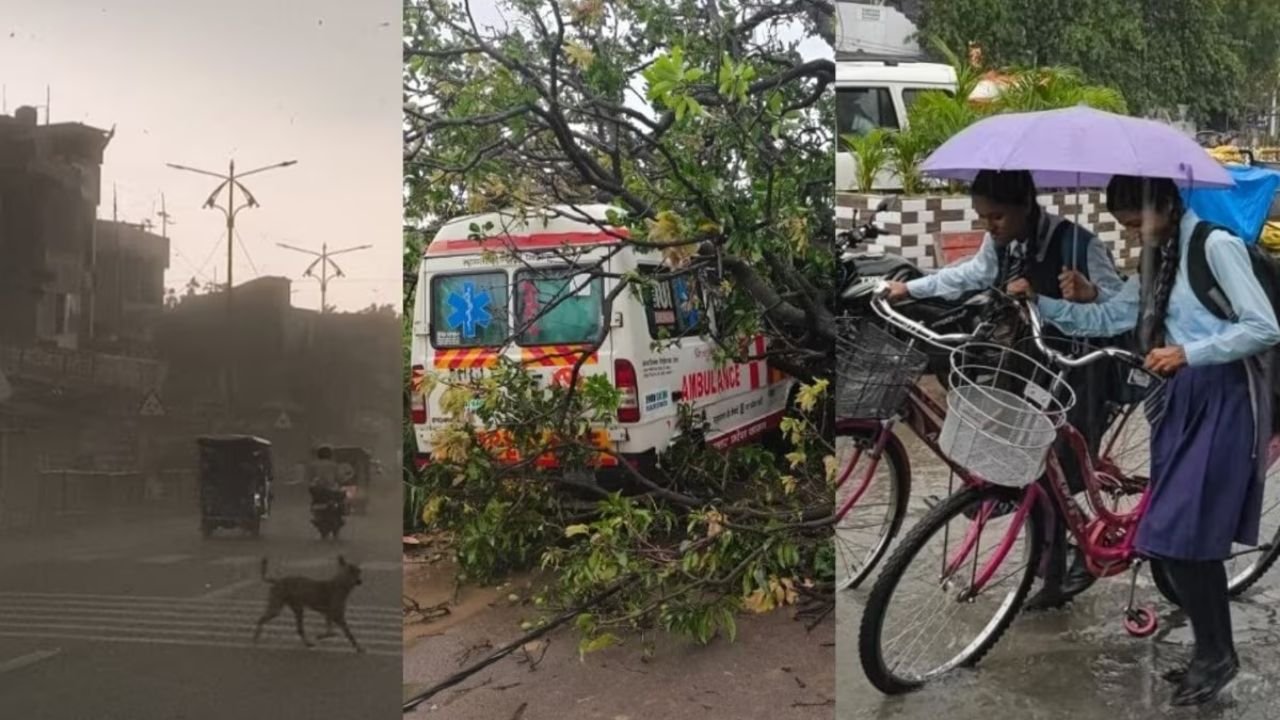 UP Weather : यूपी में बदला मौसम, आंधी-बारिश-ओलों से कई जिलों में जनजीवन अस्त-व्यस्त