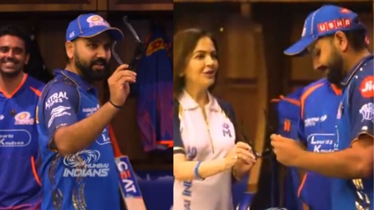 IPL 2026 : रोहित शर्मा के तूफानी पारी से खुश हुईं नीता अंबानी, दिया खास तोहफा; वीडियो वायरल