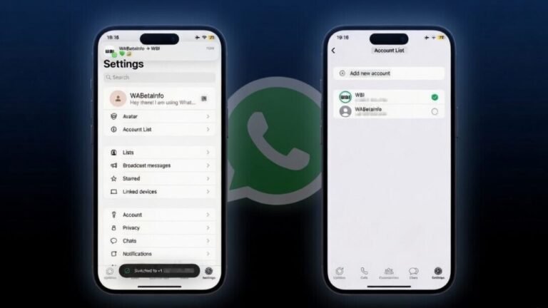 WhatsApp का नया ‘मल्टी-अकाउंट’ फीचर मचा रहा धूम, अब एक ही ऐप में चला सकेंगे 2 अकाउंट