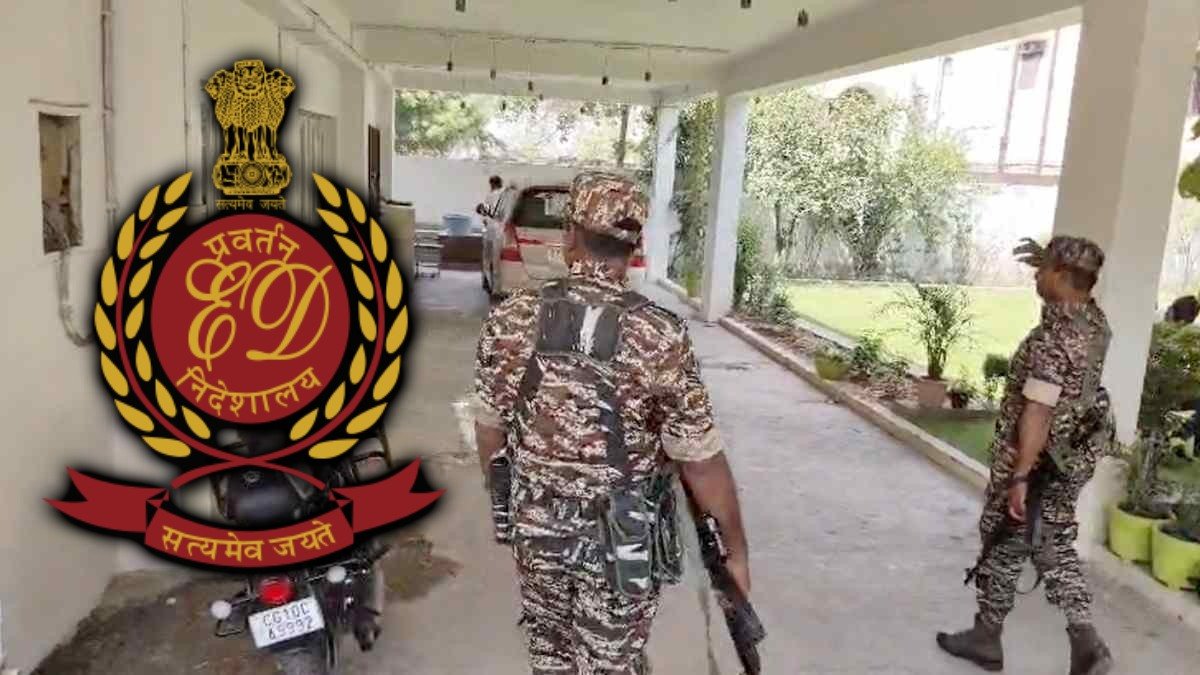 CG News: ED tightens its grip on liquor scam, raids 13 locations, seizes cash and gold worth crores
