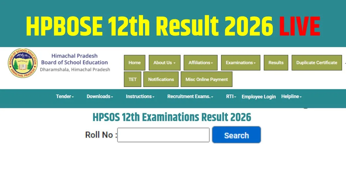 HPBOSE 12th Result